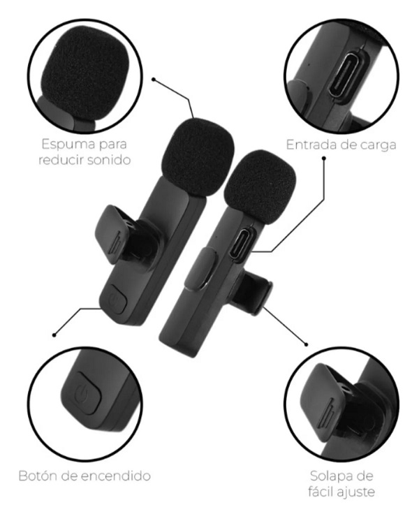 Miniatura 6 de MICROFONO INALAMBRICO CON ENTRADA TIPO C
